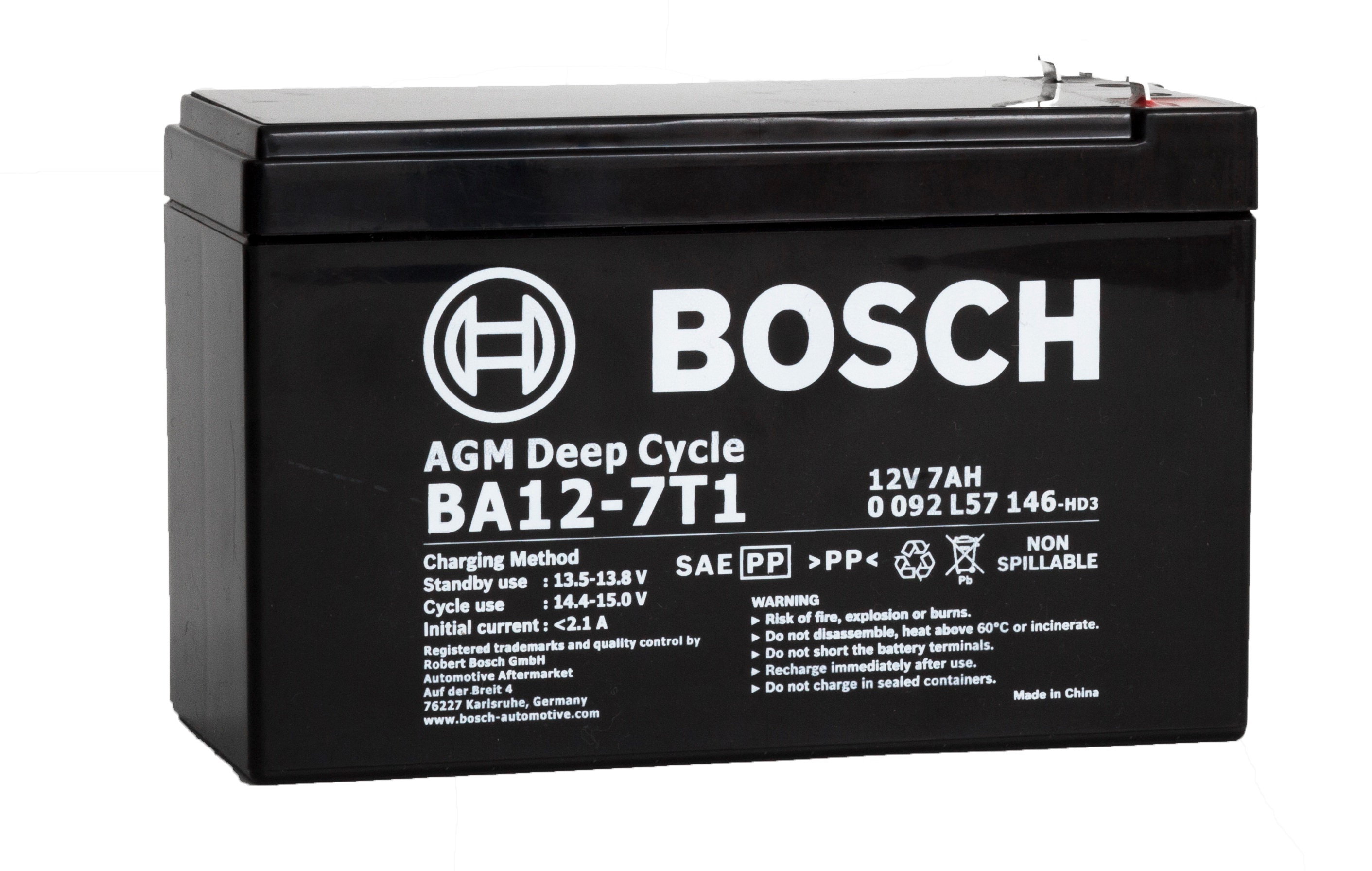 BA12-7T1  (Standby), AGM Batteries