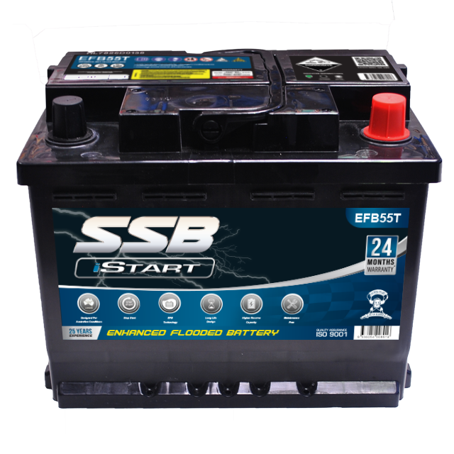 EFB55T, Passenger Starting Batteries