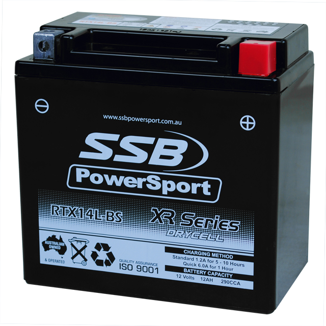 RTX14L-BS, Motorcycle  Batteries