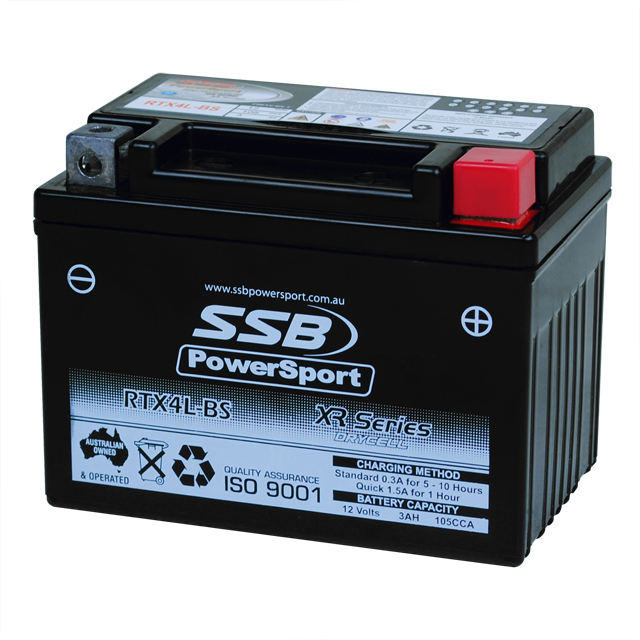 RTX4L-BS, Motorcycle  Batteries
