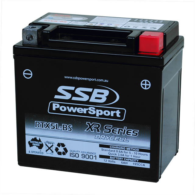RTX5L-BS, Motorcycle  Batteries