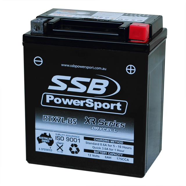 RTX7L-BS, Motorcycle  Batteries